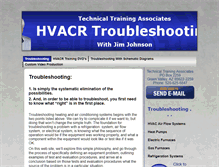 Tablet Screenshot of hvacrtroubleshooting.com